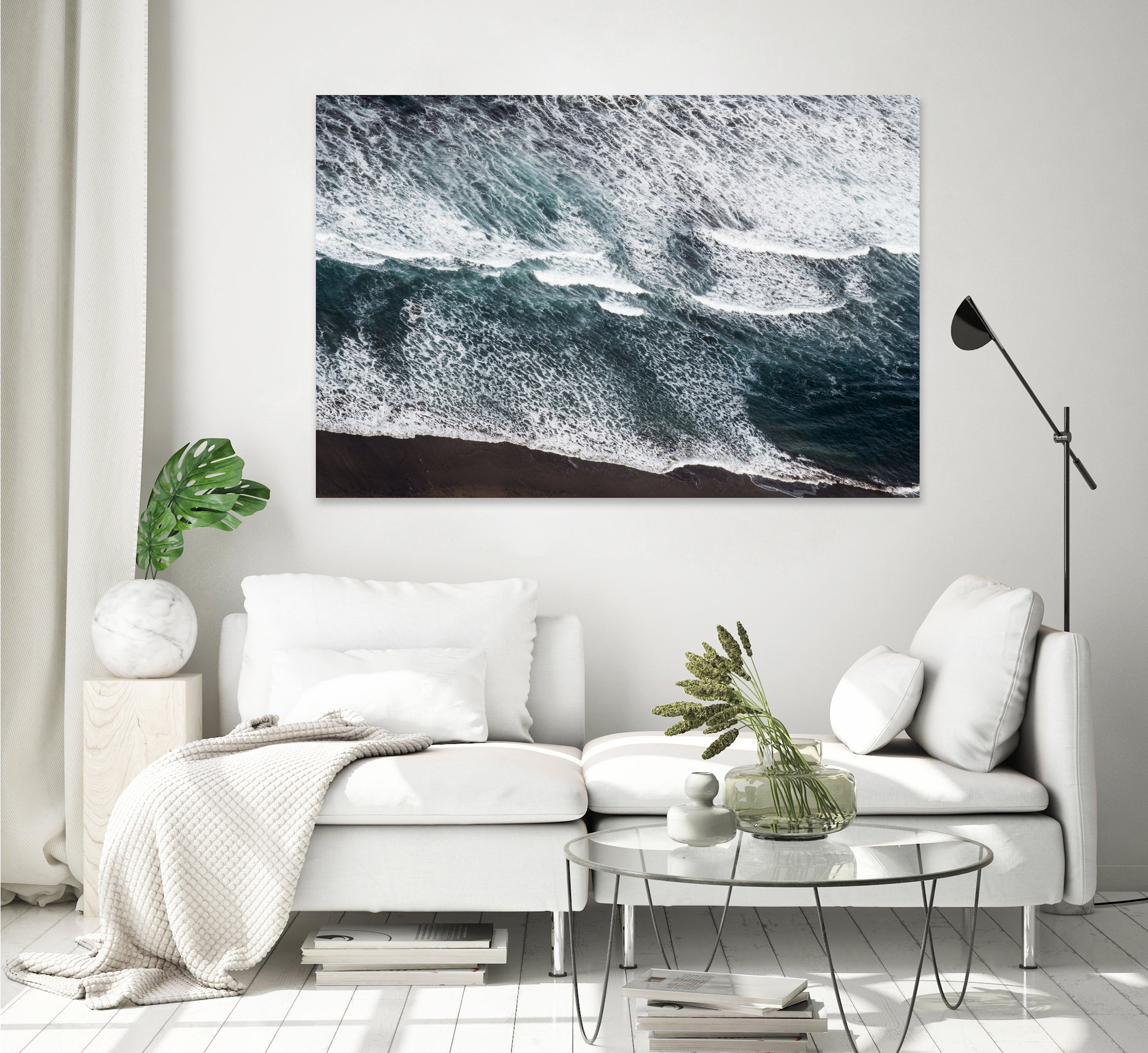 Atlantic Ocean Aerial 1 by Anitas Bellas Art on GIANT ART - coastal