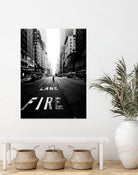 Lane fire by Dmitry Belov on GIANT ART - black photo manipulation