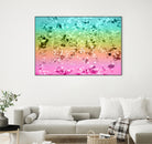 Rainbow Stars Glitter #1 #shiny #decor #art by Anita & Bella Jantz on GIANT ART - yellow photo manipulation