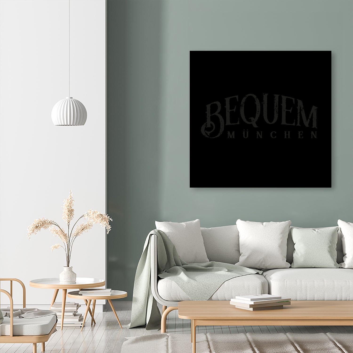 BEQUEM – München by Art Frankenberg on GIANT ART - black typography