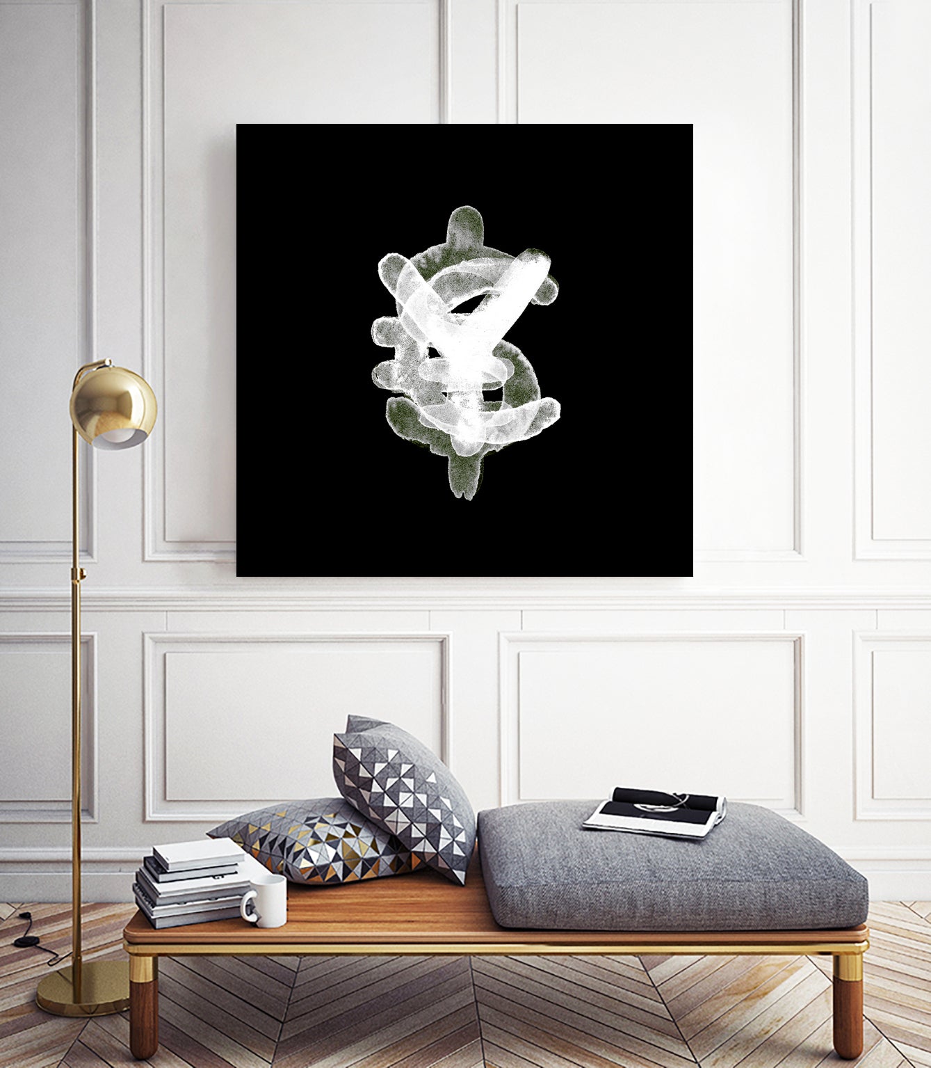 YES to CASH by Art Frankenberg on GIANT ART - black typography