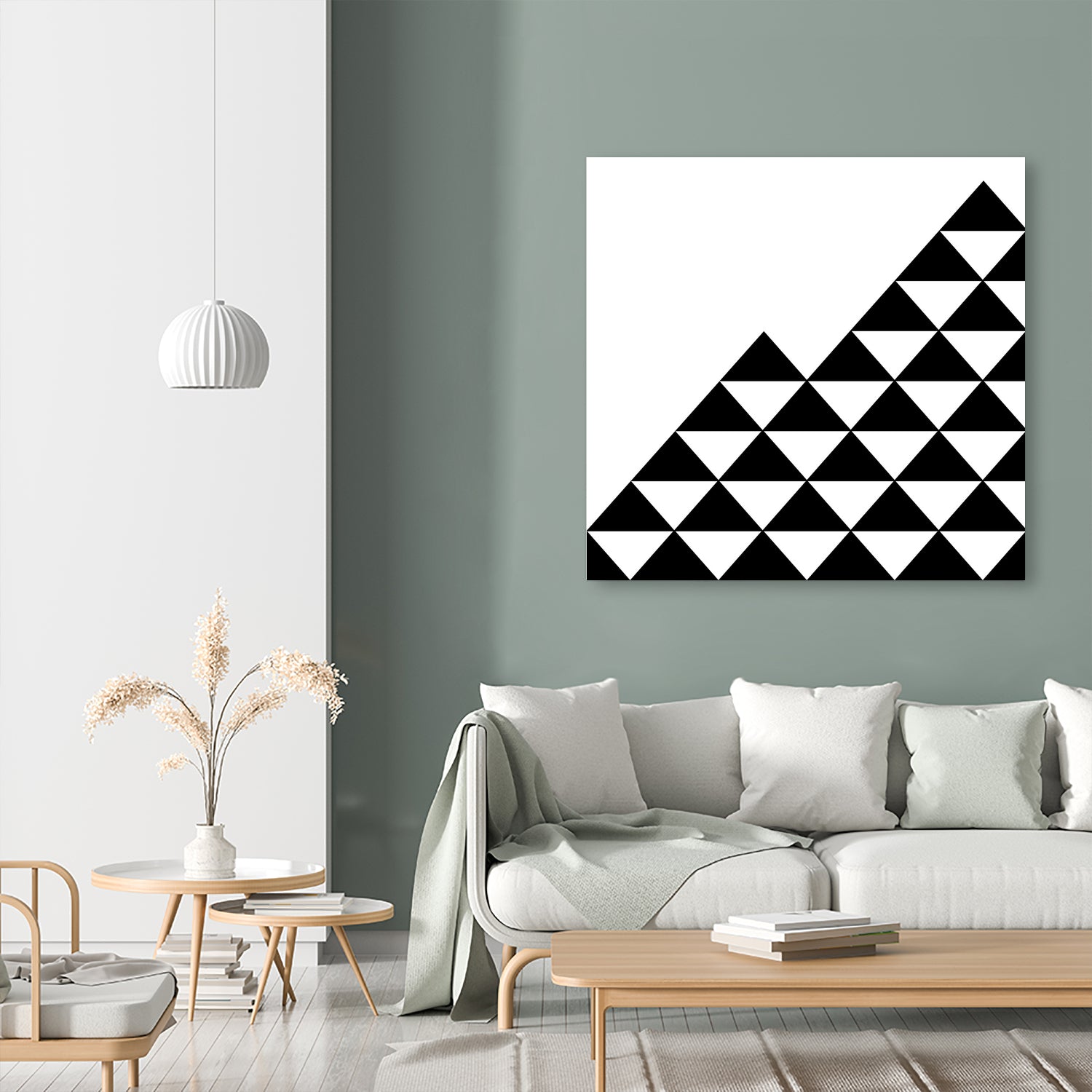 Abstract geometric pattern - black and white. by Keren Shiker on GIANT ART - black digital painting