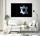 Shield of David by Maor Winetrob on GIANT ART - blue processing/programming