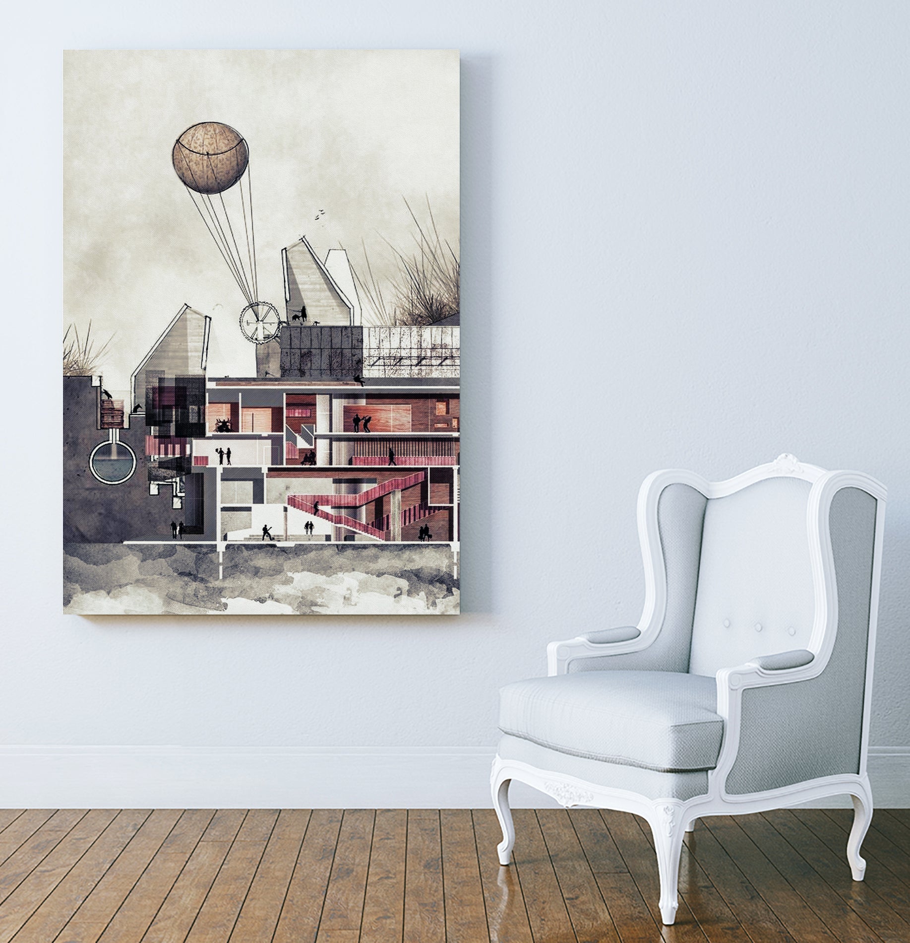 Connectivity ... by Menelaos Trompoukis on GIANT ART - brown digital painting