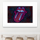 Rolling Sweet Mouth by Christian Velazquez on GIANT ART - pink digital painting