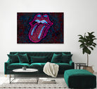 Rolling Sweet Mouth by Christian Velazquez on GIANT ART - pink digital painting