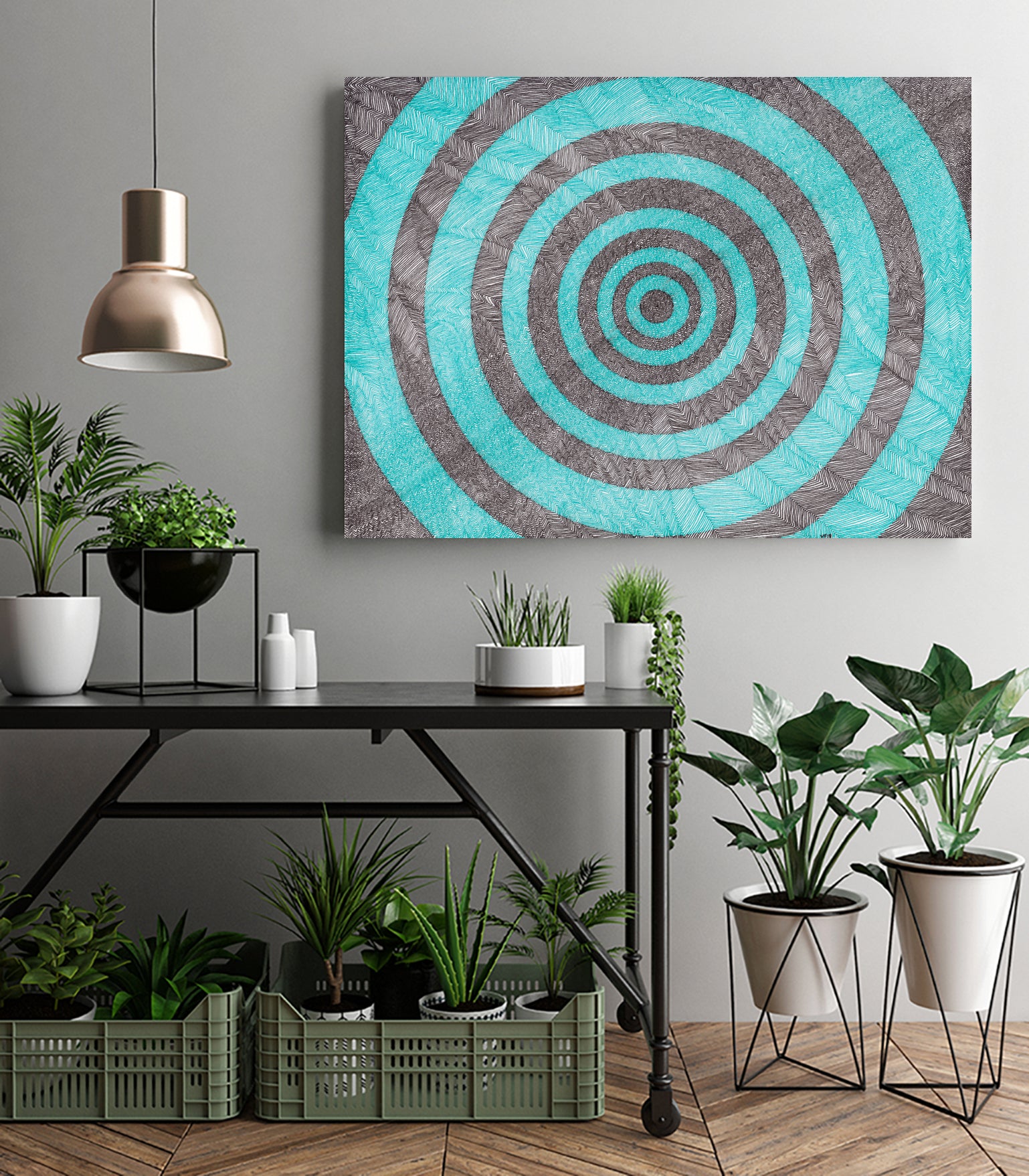 Myopic Obsession No. 11 by Victor Fitzsimons on GIANT ART - green mixed media