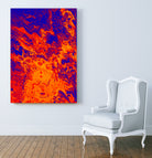 First Mutation by Jennifer Walsh on GIANT ART - orange mixed media