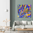Kandinsky geometry by Dmitry Chernov on GIANT ART - orange digital drawing
