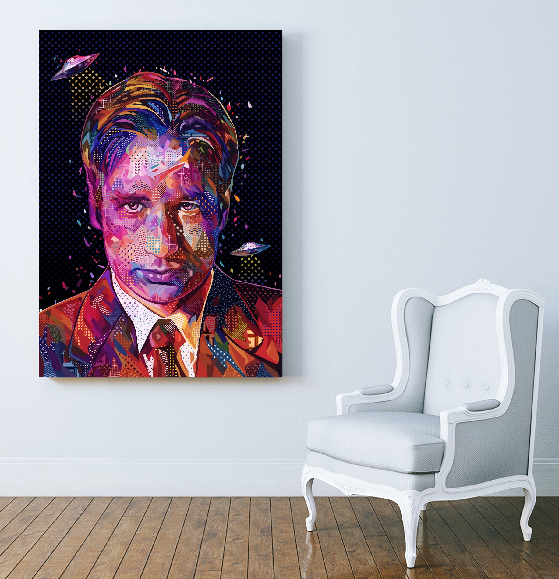 PoP Fox Mulder by Alessandro Pautasso on GIANT ART - black digital painting