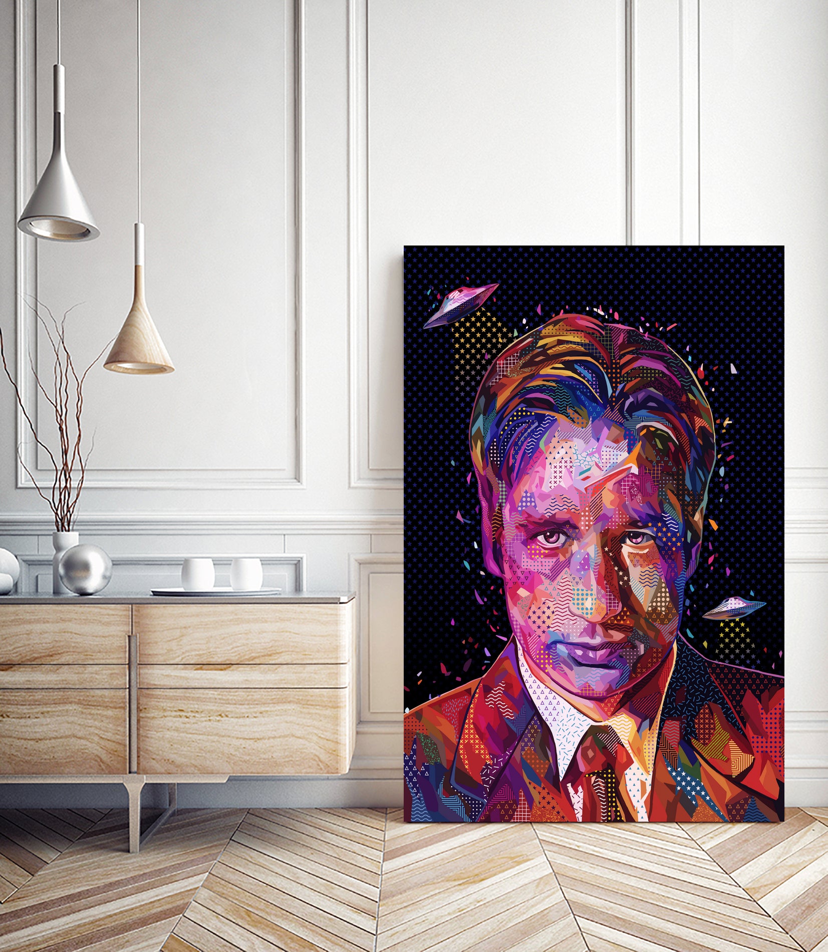 PoP Fox Mulder by Alessandro Pautasso on GIANT ART - black digital painting