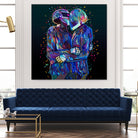 Pop Daft Punk by Alessandro Pautasso on GIANT ART - black digital painting