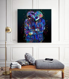 Pop Daft Punk by Alessandro Pautasso on GIANT ART - black digital painting