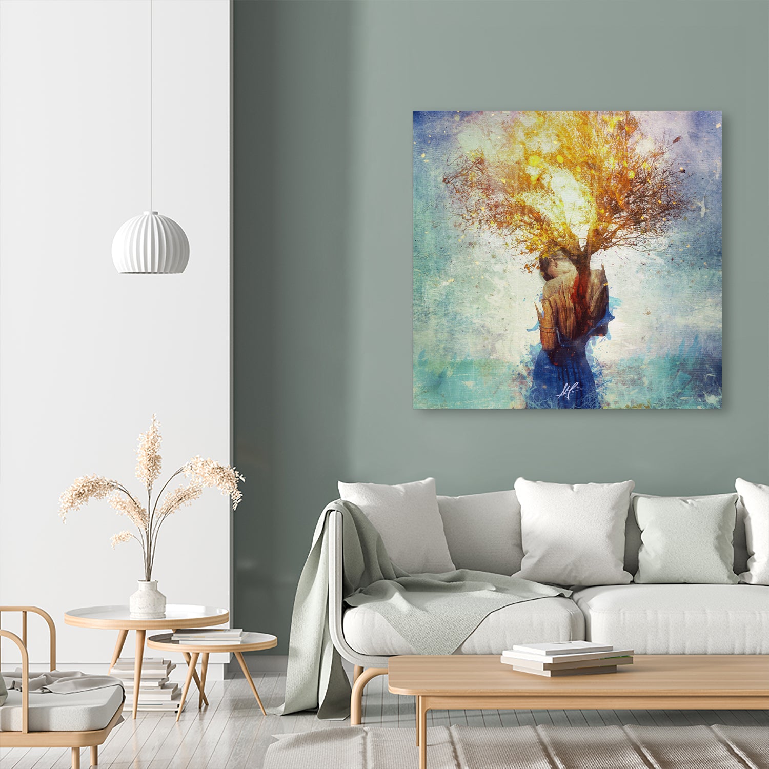 Forgiveness by Mario Sánchez Nevado on GIANT ART - green photo illustration