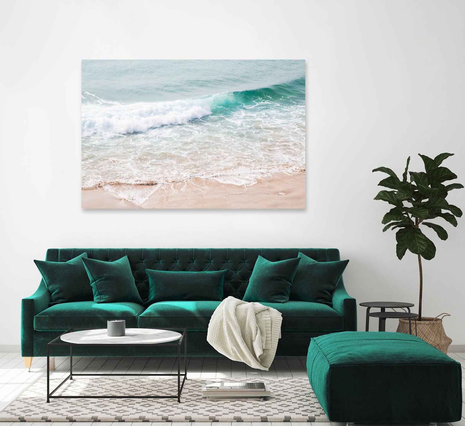 Atlantic Ocean Waves 2 by Anitas Bellas Art on GIANT ART - coastal