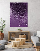 PURPLE Glitter Dream #1 #shiny #decor #art by Anita & Bella Jantz on GIANT ART - fuchsia photo manipulation