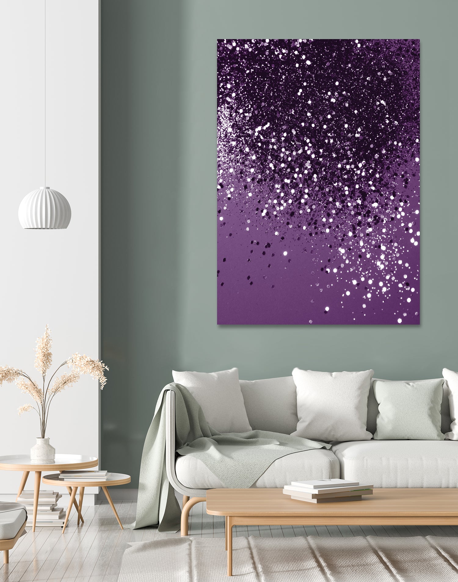 PURPLE Glitter Dream #1 #shiny #decor #art by Anita & Bella Jantz on GIANT ART - fuchsia photo manipulation