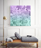 Mermaid Glitter Scales #1 #shiny #decor #art by Anita & Bella Jantz on GIANT ART - fuchsia photo illustration