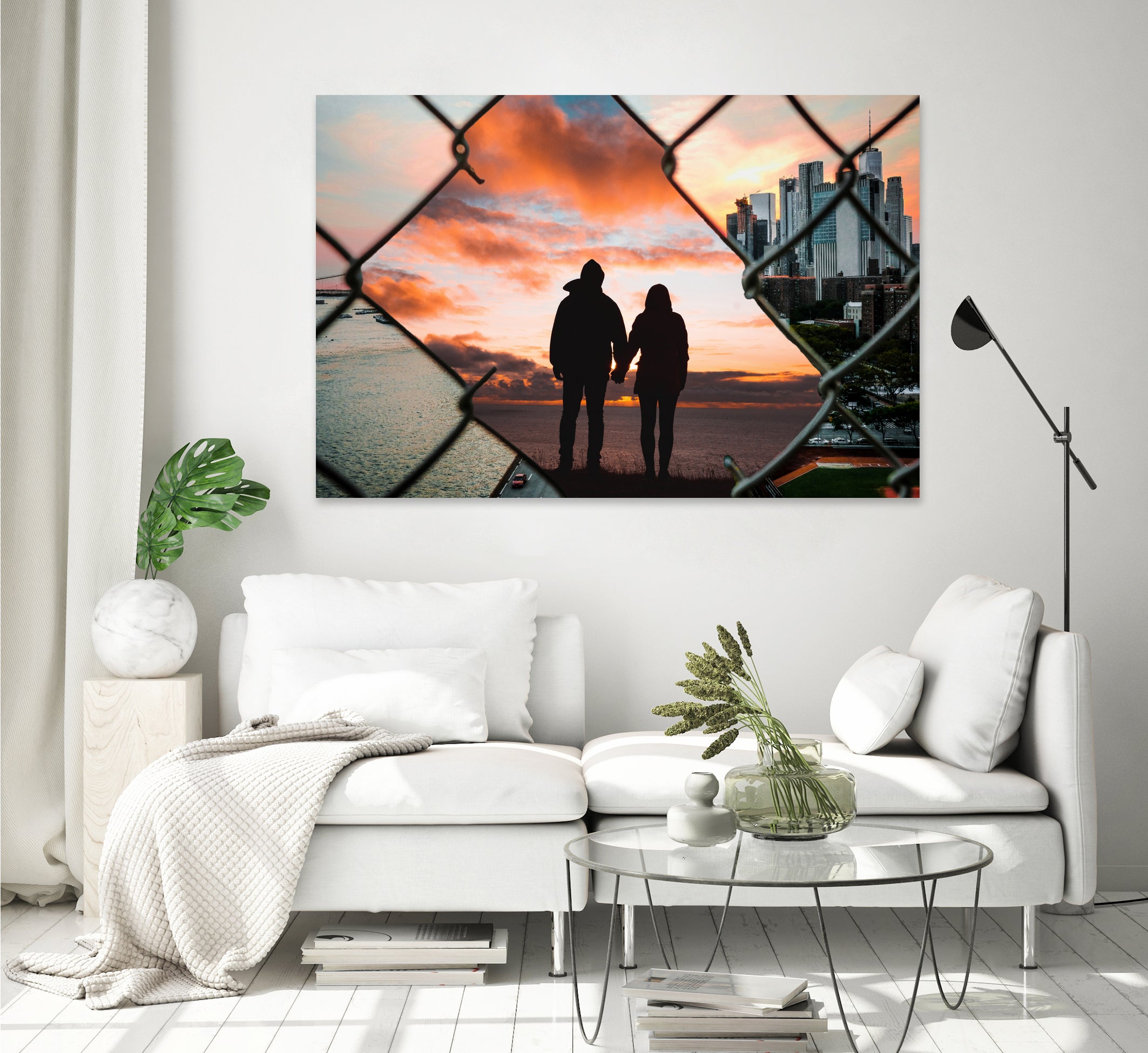 Free Love by GEN Z by Rigaud Mickaël on GIANT ART - orange photo illustration