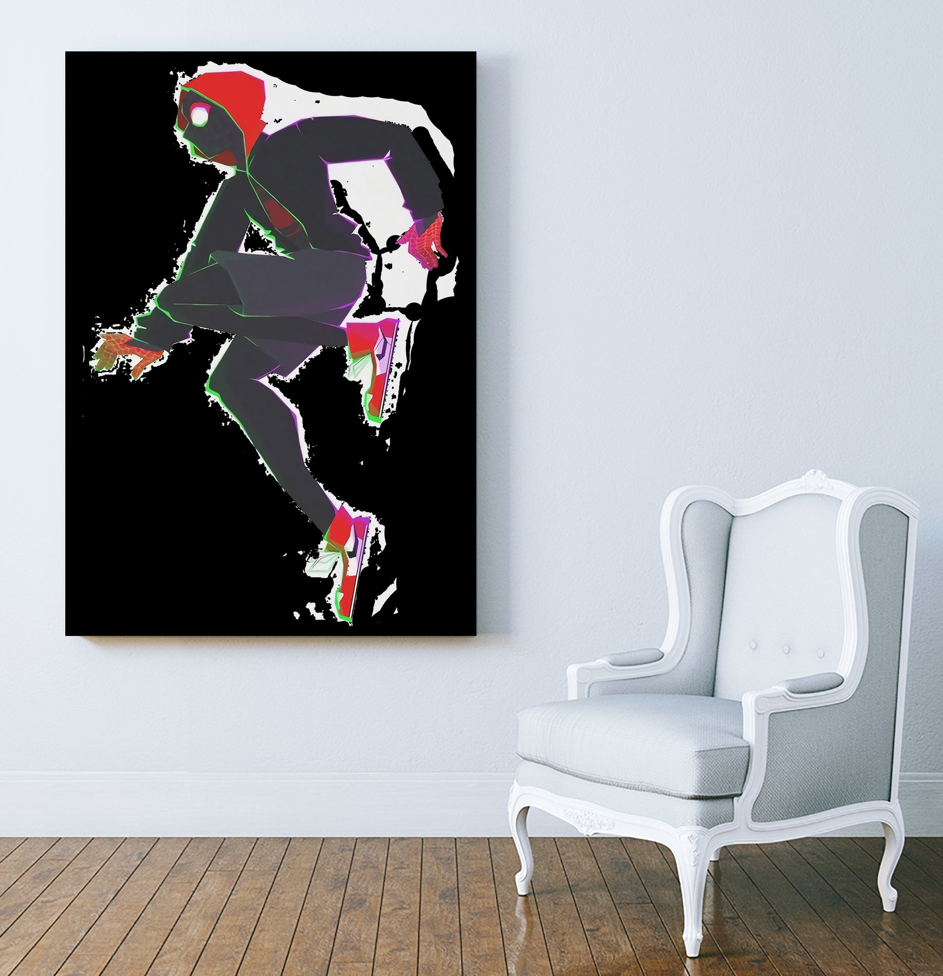 Spider Verse Miles Morales III by Randi Hidayat on GIANT ART - black cartooning