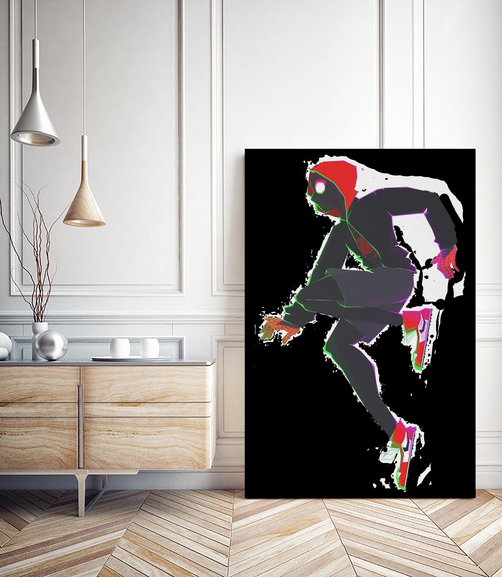 Spider Verse Miles Morales III by Randi Hidayat on GIANT ART - black cartooning