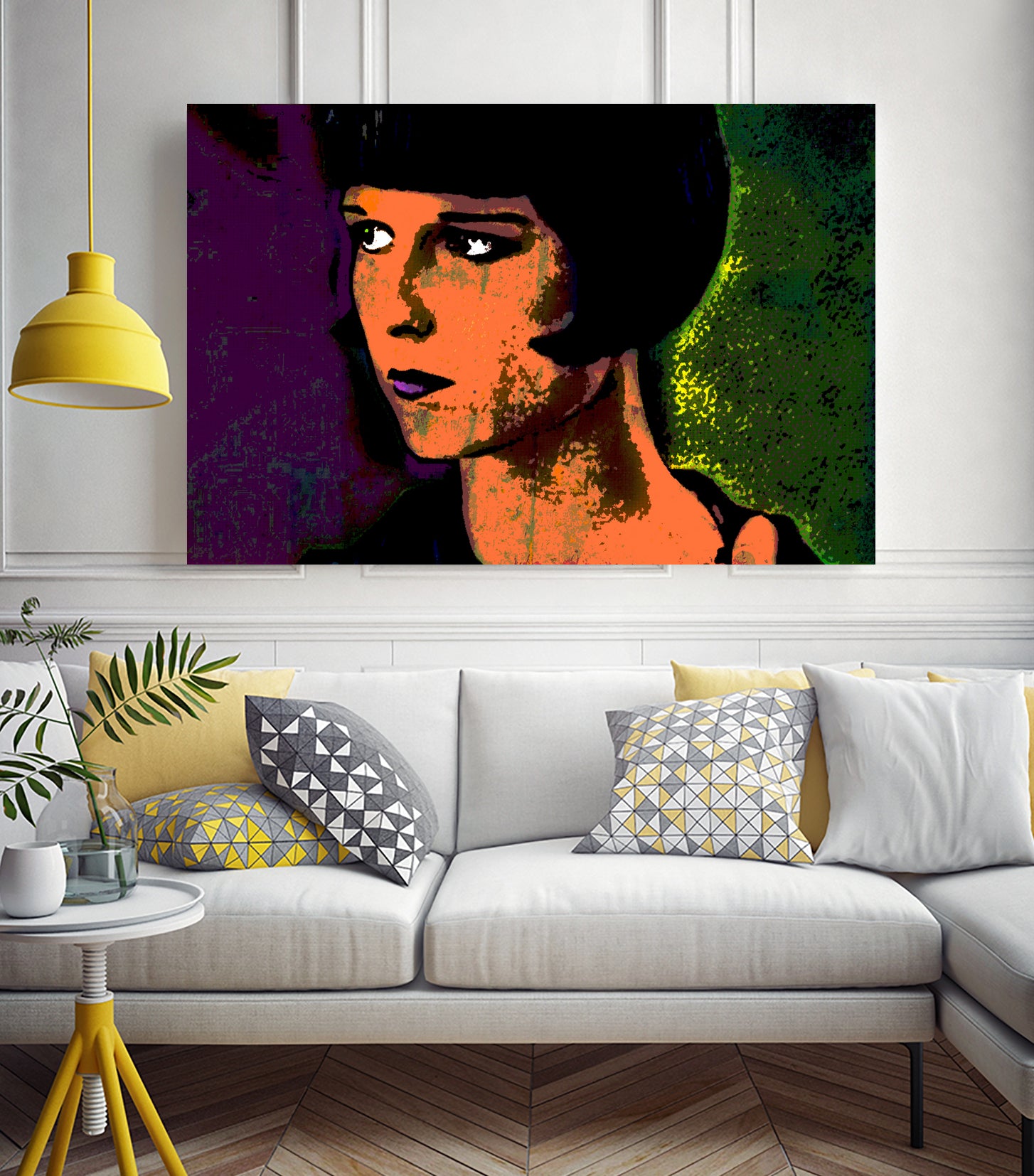 LOUISE BROOKS-2 by OTIS PORRITT on GIANT ART - orange digital painting