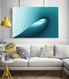 SE0301-Blue barrel by Francois Jaubert on GIANT ART - blue digital drawing