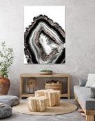 Agate Rose Gold Glitter Glam #4 #gem #decor #art by Anita & Bella Jantz on GIANT ART - gray photo illustration