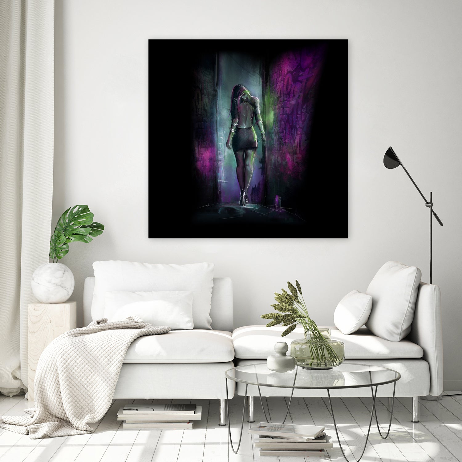 Reverse Love by Claudio Tosi on GIANT ART - fuchsia digital painting