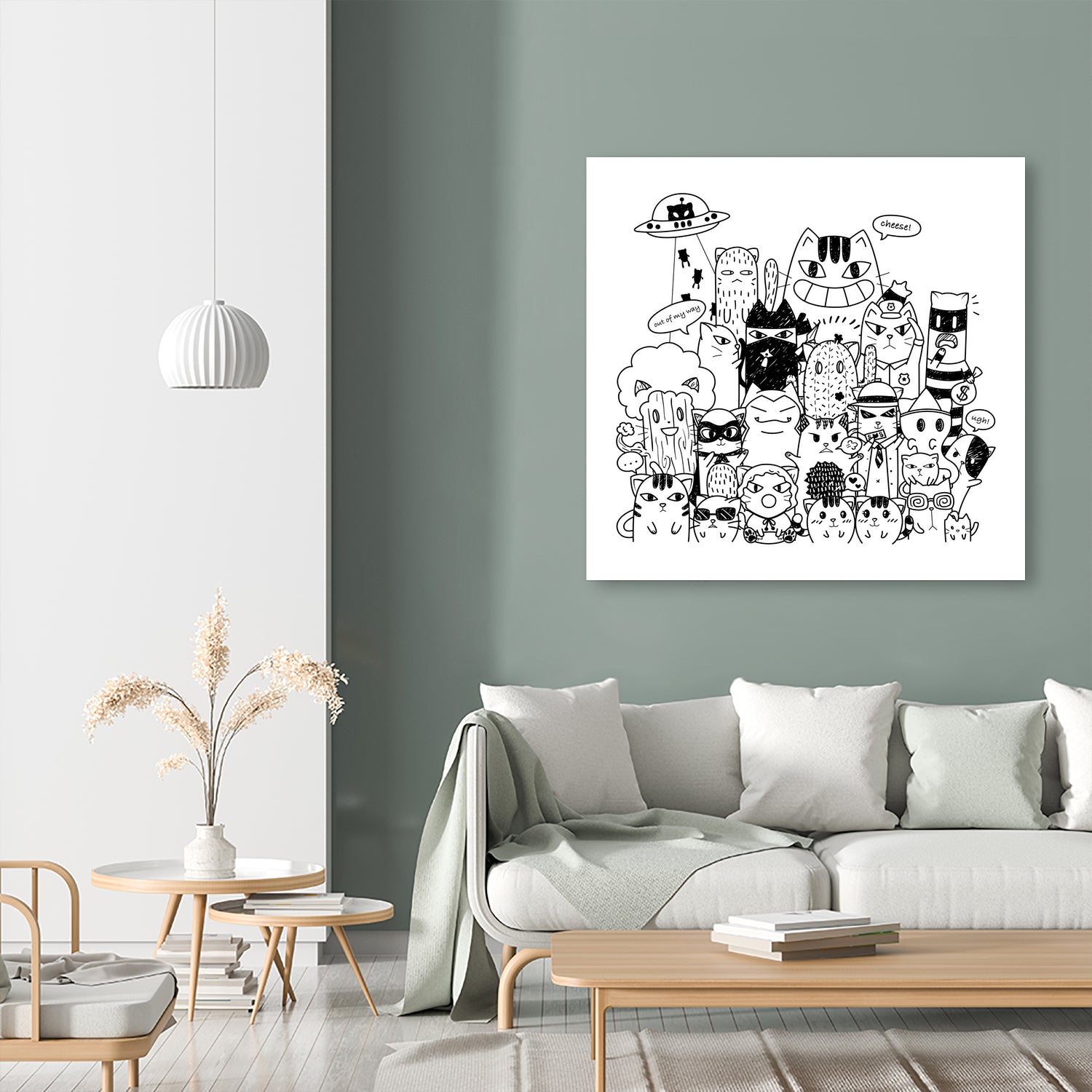 Cats Invasion by Diva Adiwijaya on GIANT ART - black character design