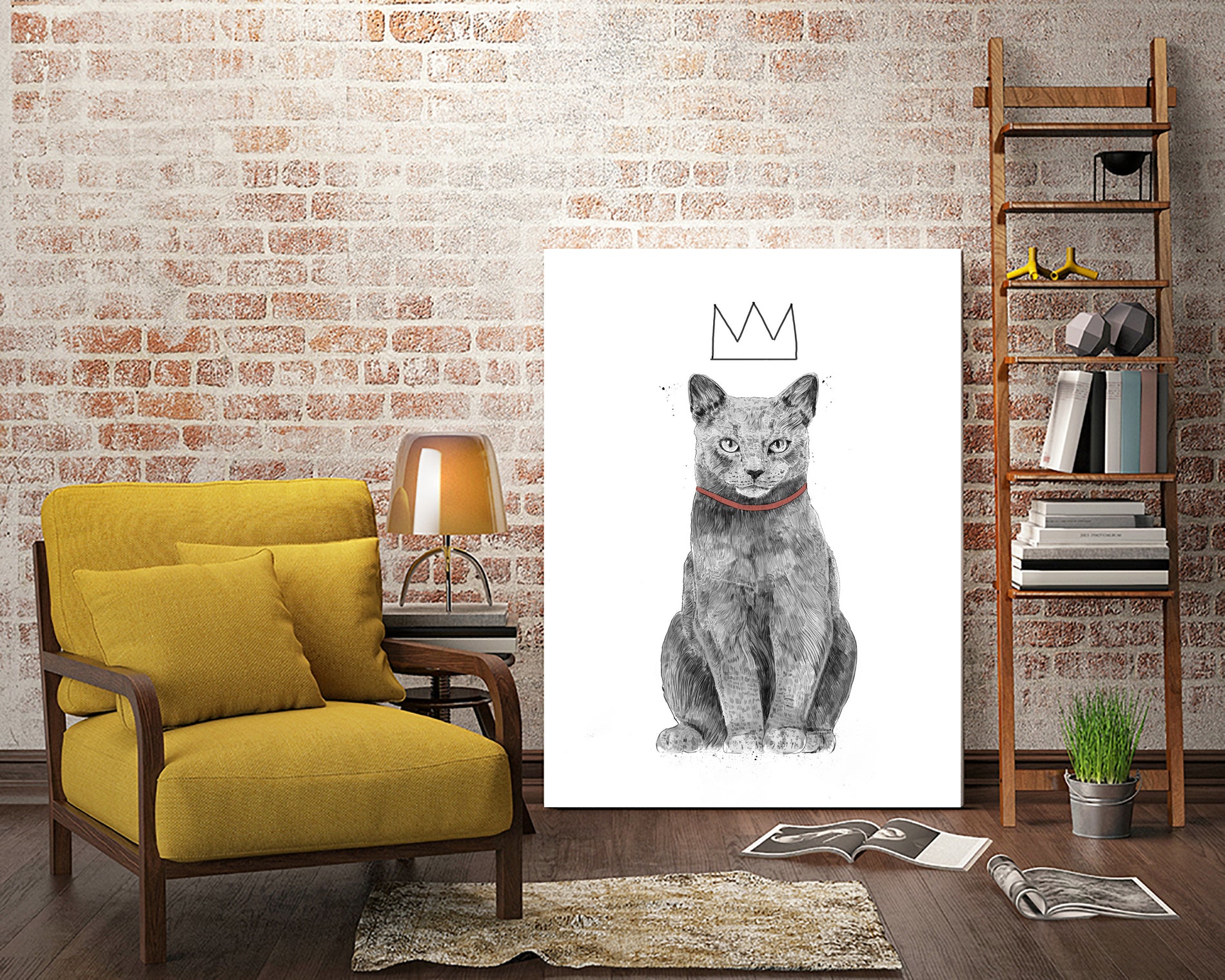 King Of Everything by Solti Balázs on GIANT ART - white digital drawing