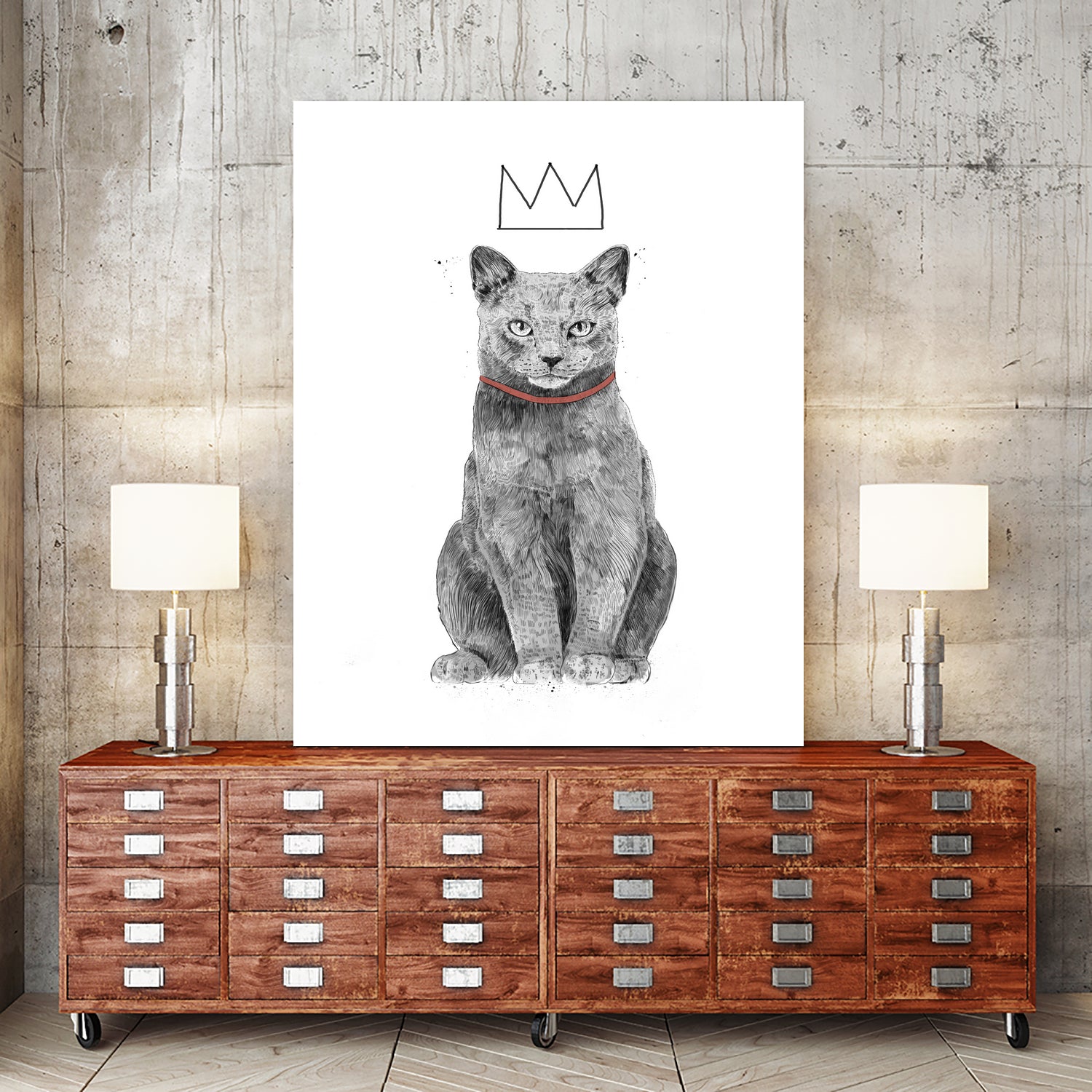 King Of Everything by Solti Balázs on GIANT ART - white digital drawing