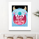 Born To Be Original | Blue Monster by Chiho Watanabe on GIANT ART - blue digital drawing