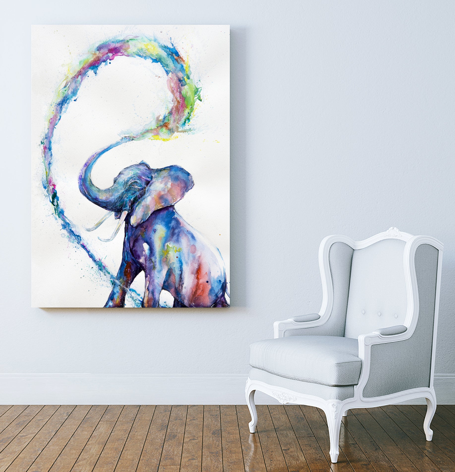 Veris by Marc Allante on GIANT ART - blue photo illustration