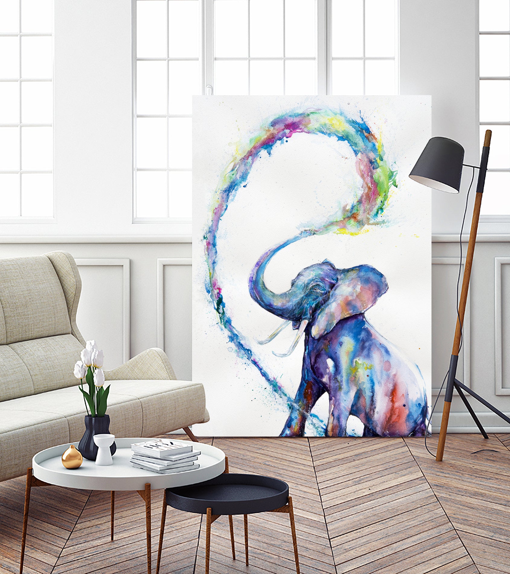 Veris by Marc Allante on GIANT ART - blue photo illustration