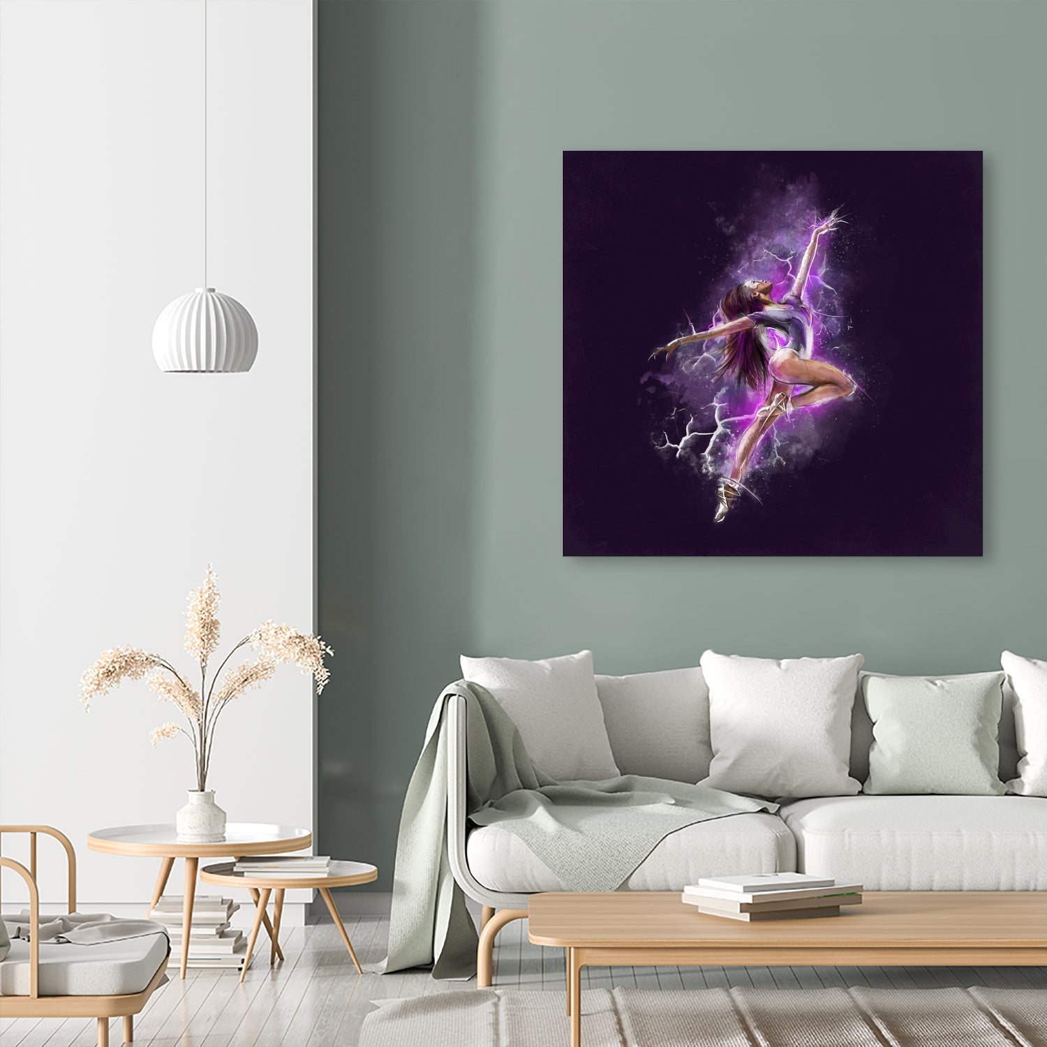 Dancer by Claudio Tosi on GIANT ART - fuchsia digital painting