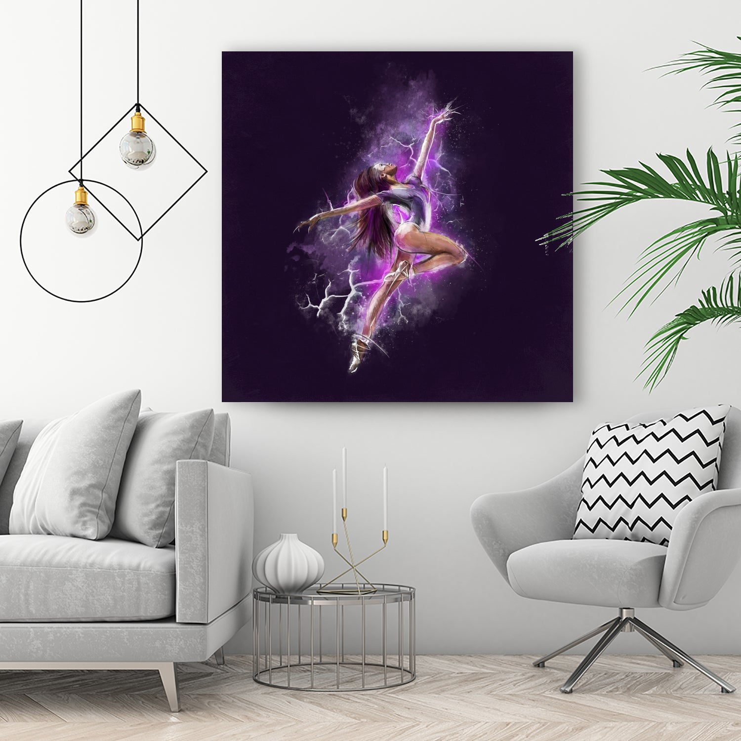 Dancer by Claudio Tosi on GIANT ART - fuchsia digital painting
