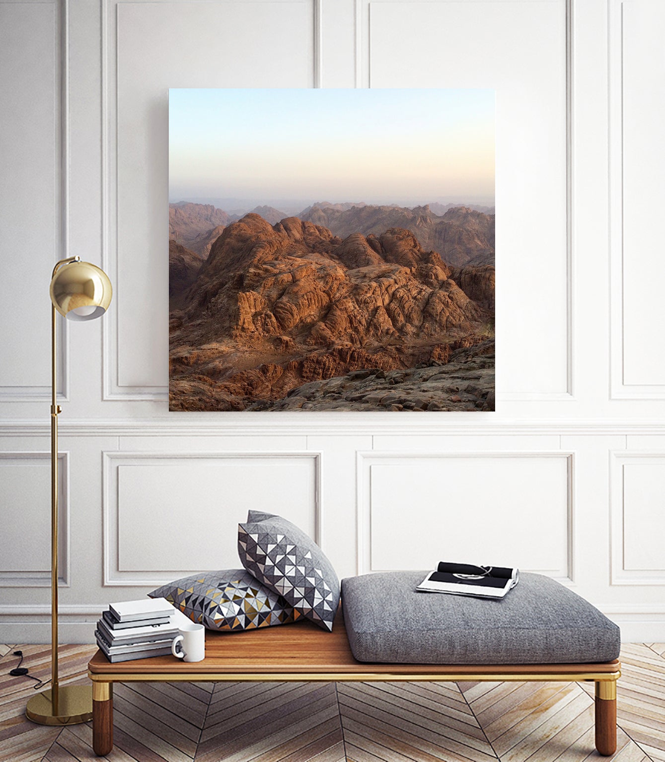 The Sinai Mountains by Mikhail Zhirnov on GIANT ART - brown photo illustration