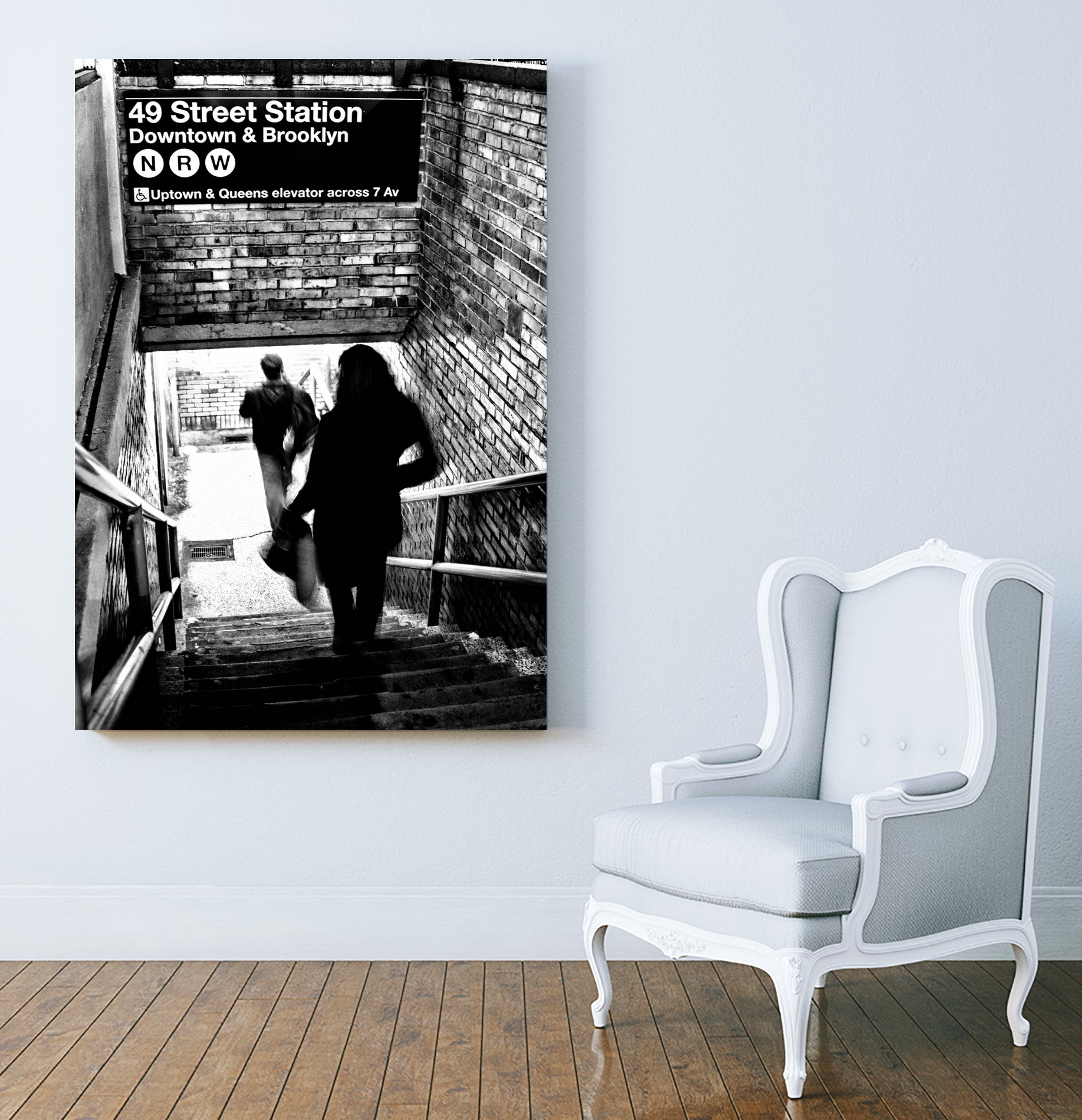 Subway Shadows by Karol Livote on GIANT ART - black photo manipulation