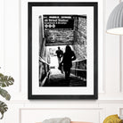 Subway Shadows by Karol Livote on GIANT ART - black photo manipulation