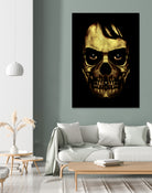 Angry Skull Monster Poster by Daniel Ferreira-Leites on GIANT ART - black photo manipulation