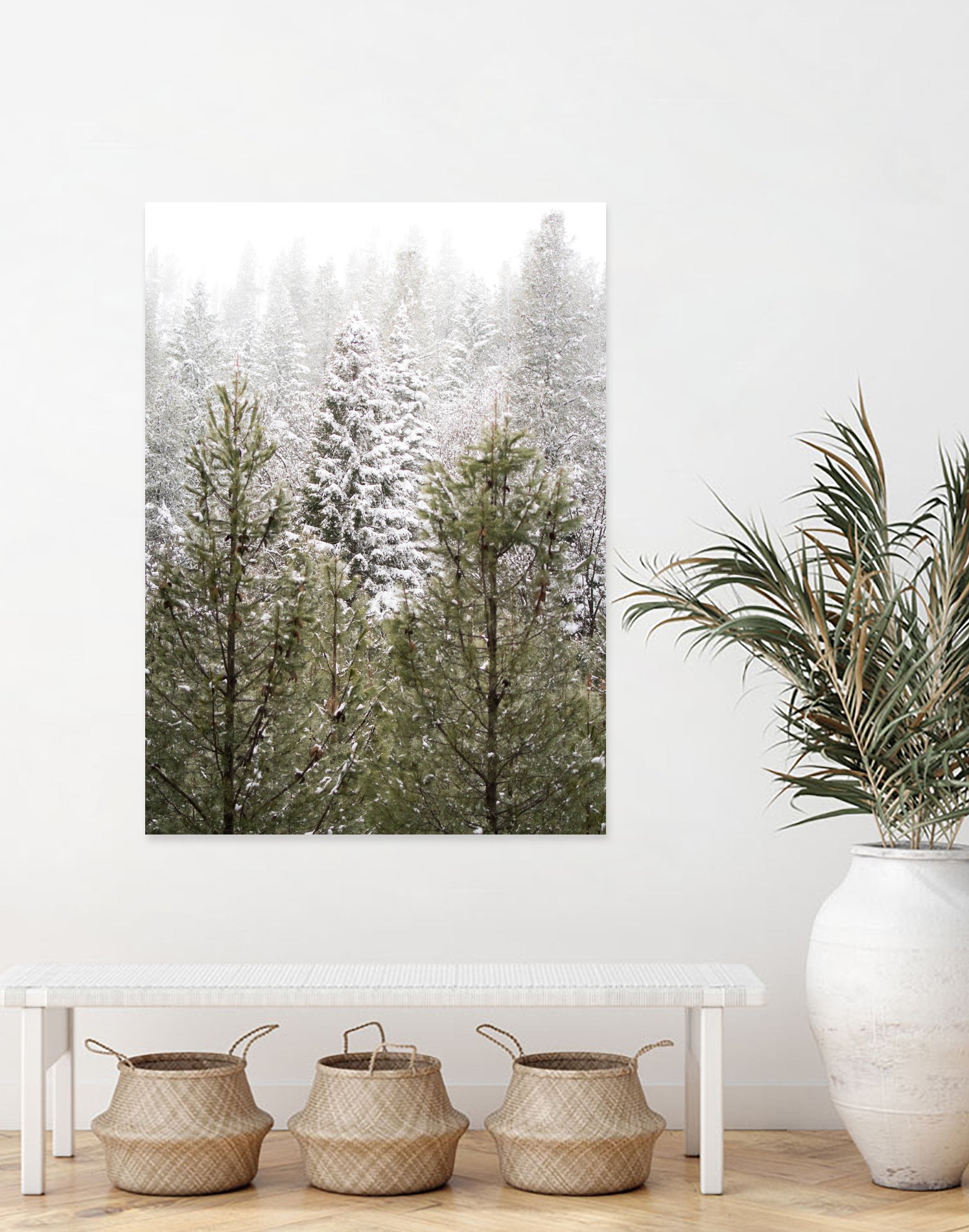 Winter in the Forest by Arlene Carley on GIANT ART - green photo manipulation