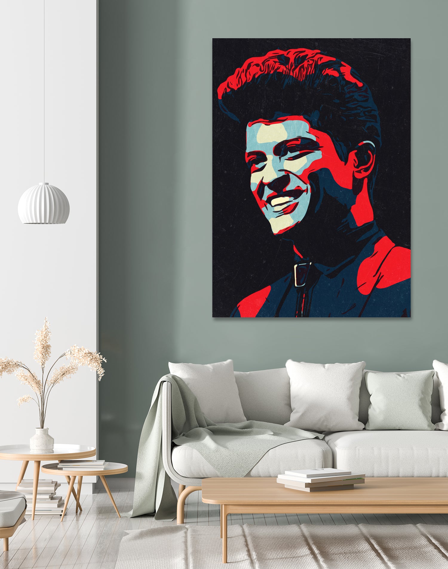 Bruno Mars by 1x Merch on GIANT ART - red digital painting