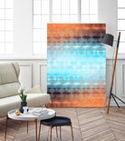 Abstract Pattern by Tenyo Marchev on GIANT ART - blue processing/programming