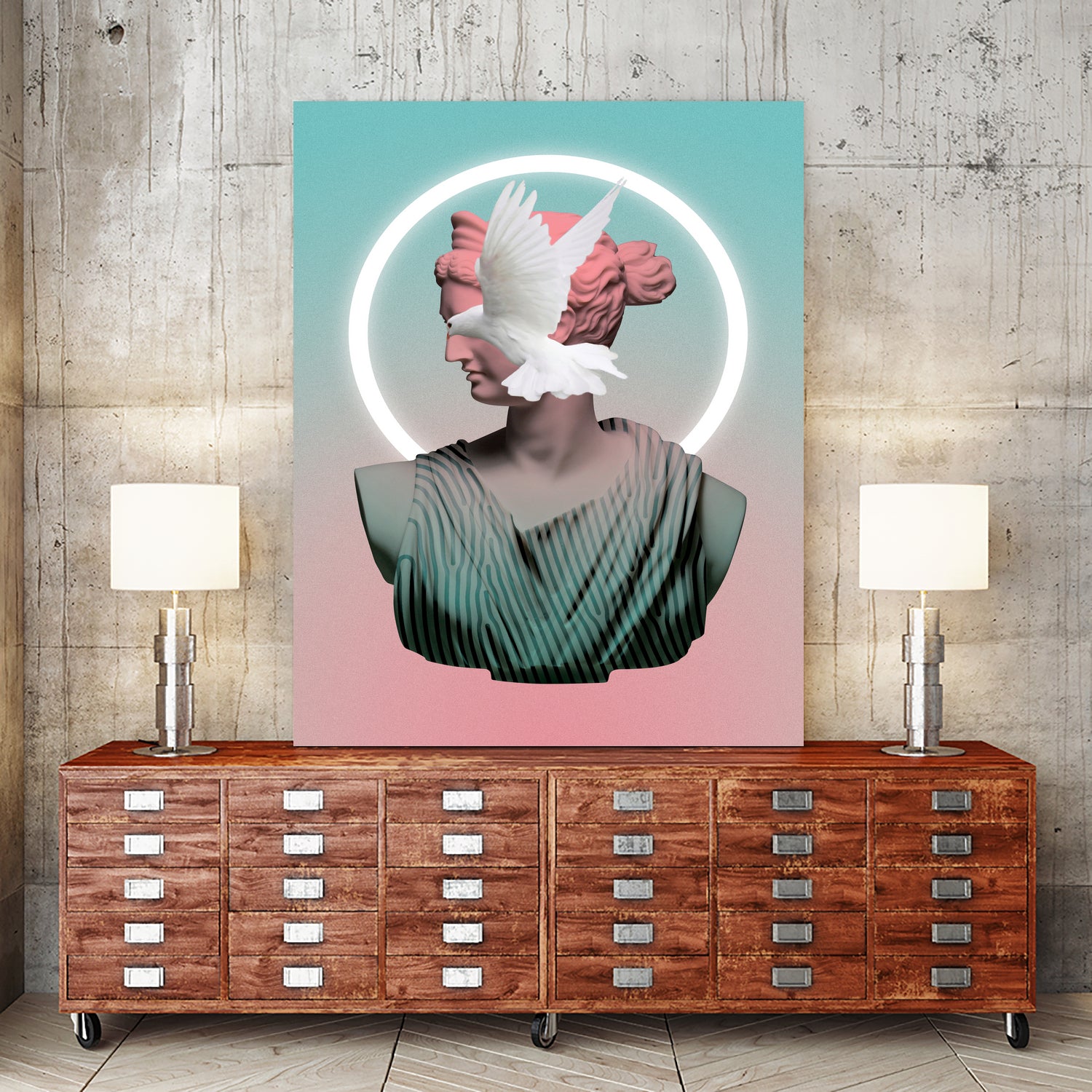 peace and intellect by Serena Seli on GIANT ART - white photo manipulation