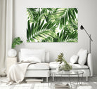 Palm Leaves Pattern Love 2 by Anitas Bellas Art on GIANT ART - coastal