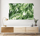 Palm Leaves Pattern Love 2 by Anitas Bellas Art on GIANT ART - coastal
