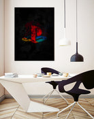 PlayStation dark splatter by Jurijs Permanickis on GIANT ART - black digital painting
