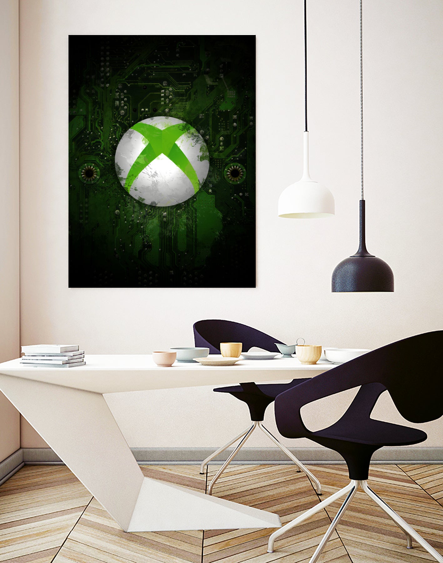 Xbox dark splatter by Jurijs Permanickis on GIANT ART - green digital painting