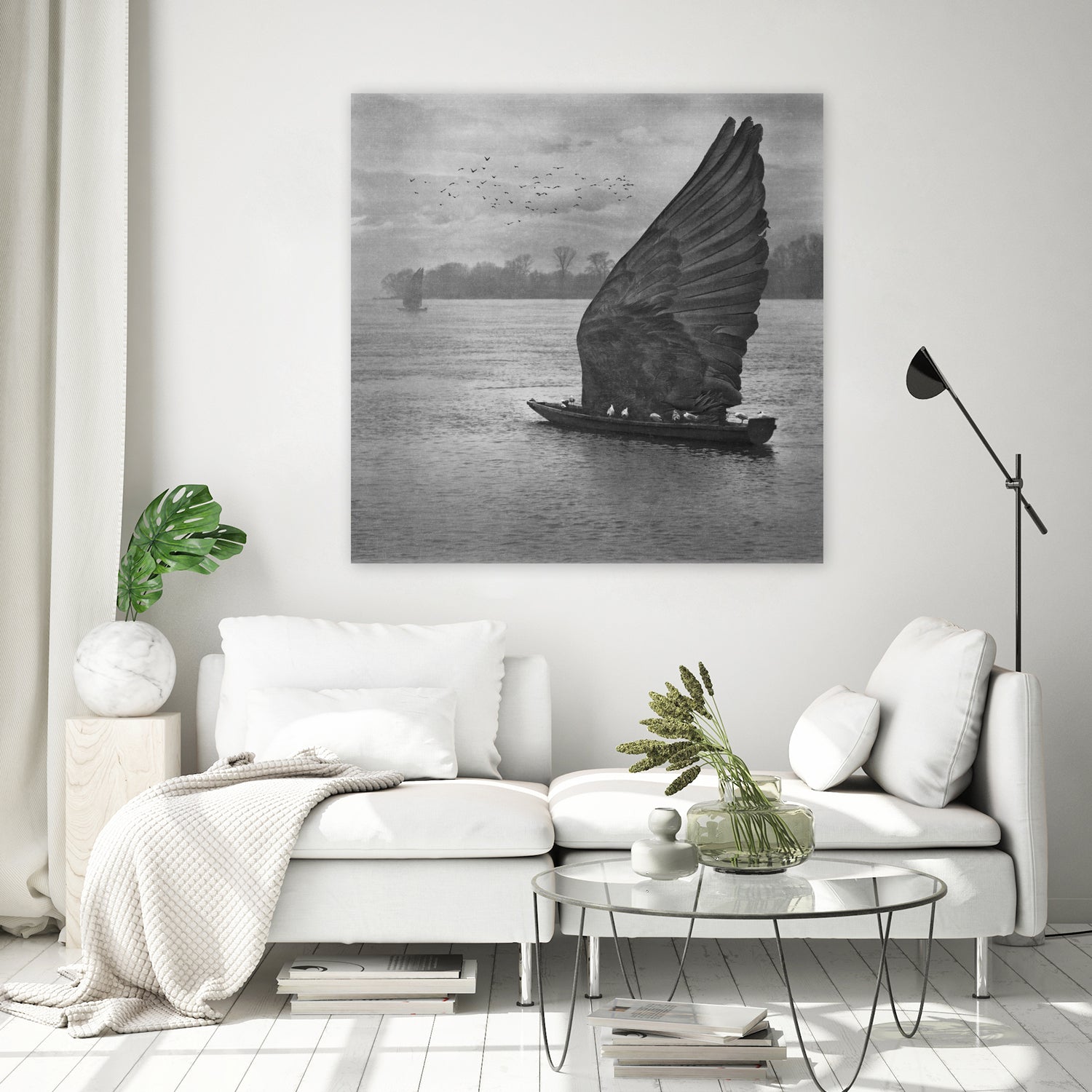 Fregata by Dariusz Klimczak on GIANT ART - gray photo illustration